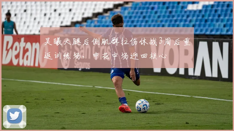 吴曦大腿后侧肌群拉伤休战3周后重返训练场，申花中场迎回核心